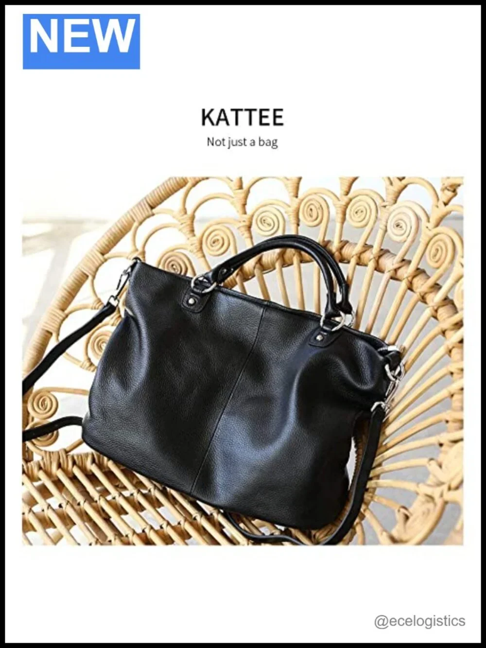Genuine Leather Tote Purse for Women, Top Handle Satchel